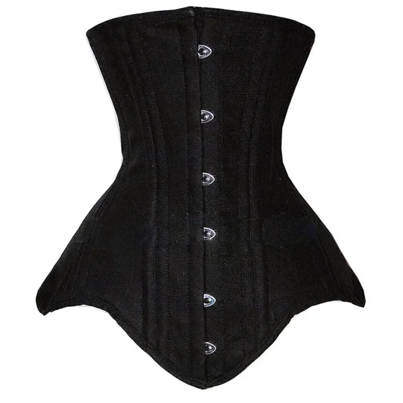 Boning Corset Steel - 여성용 긴 몸통 언더버스트 코르셋, 나선형