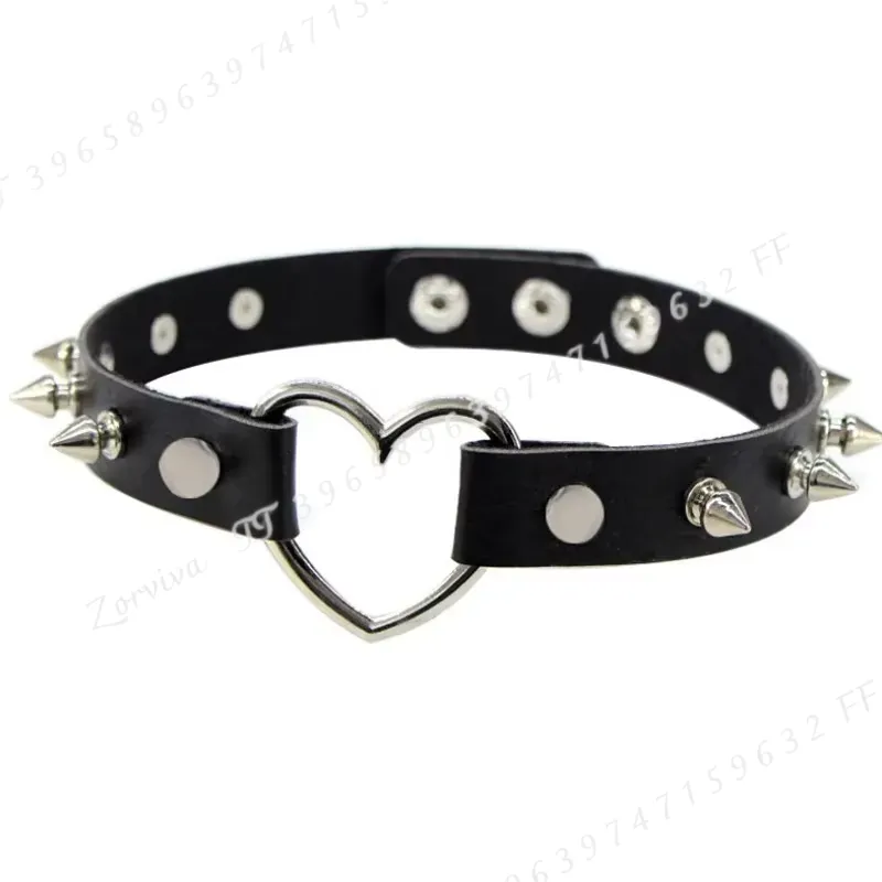 하라주쿠 펑크 록 고딕 초커 목걸이 여성 섹시 PU 가 - Magnetic Clasp Cosplay 리뷰 및 가격