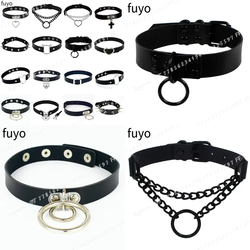 섹시한 펑크 가죽 초커 칼라 본디지 코스프레 고스 주얼 - Magnetic Clasp Cosplay 리뷰 및 가격