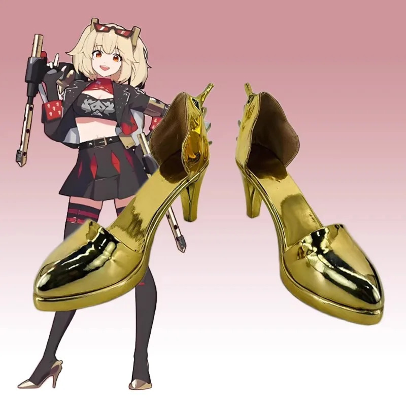 2025 11 Burnice Whita 가죽 하이힐 신 - Burnice Cosplay Prop 리뷰 및 가격