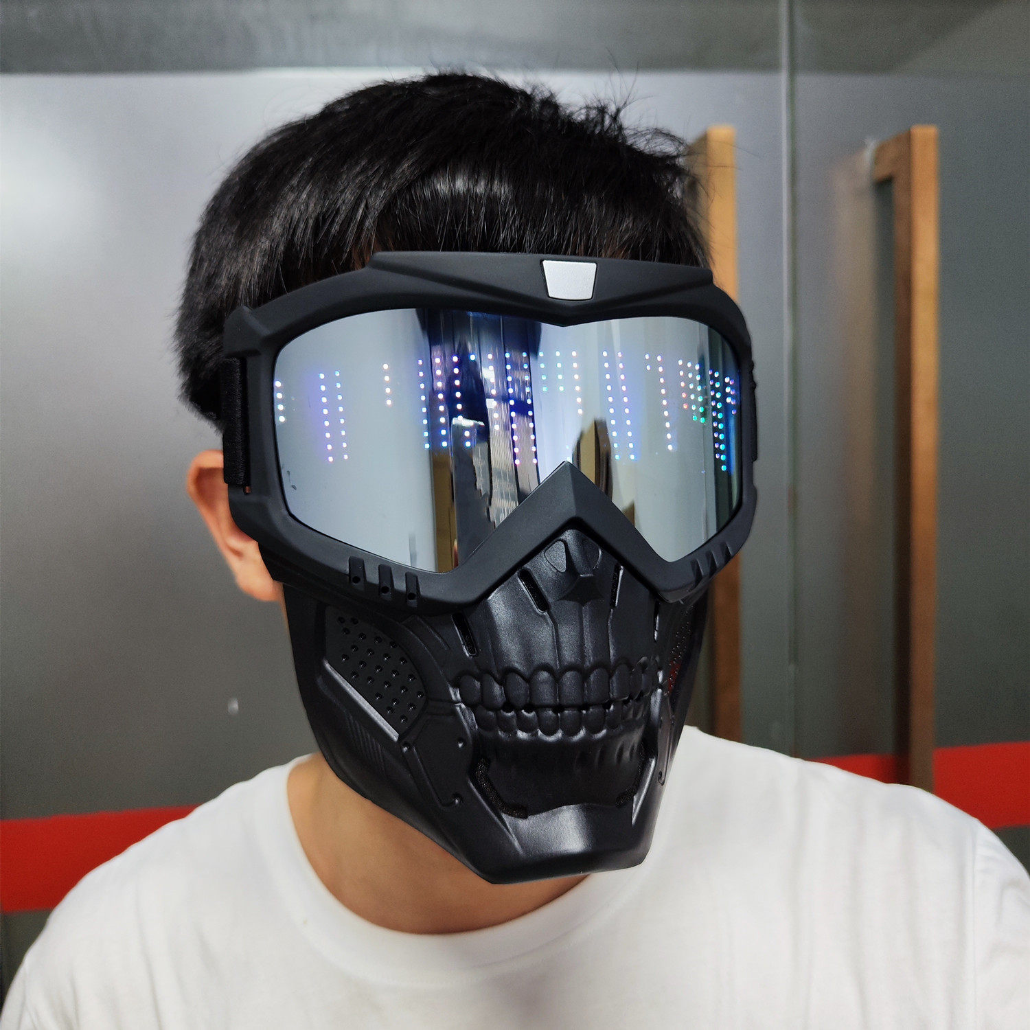사이버 펑크 마스크 코스프레 의상 전술 마스크 지원 앱 - Cosplay Prop Patterns 리뷰 및 가격