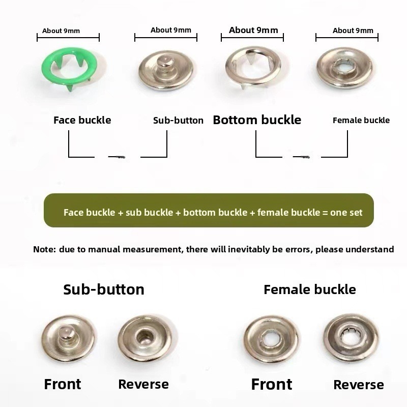 100세트 스냅 플라이어 자동 그로밋 아일렛 플라이어  - Snap Fastener Set 리뷰 및 가격