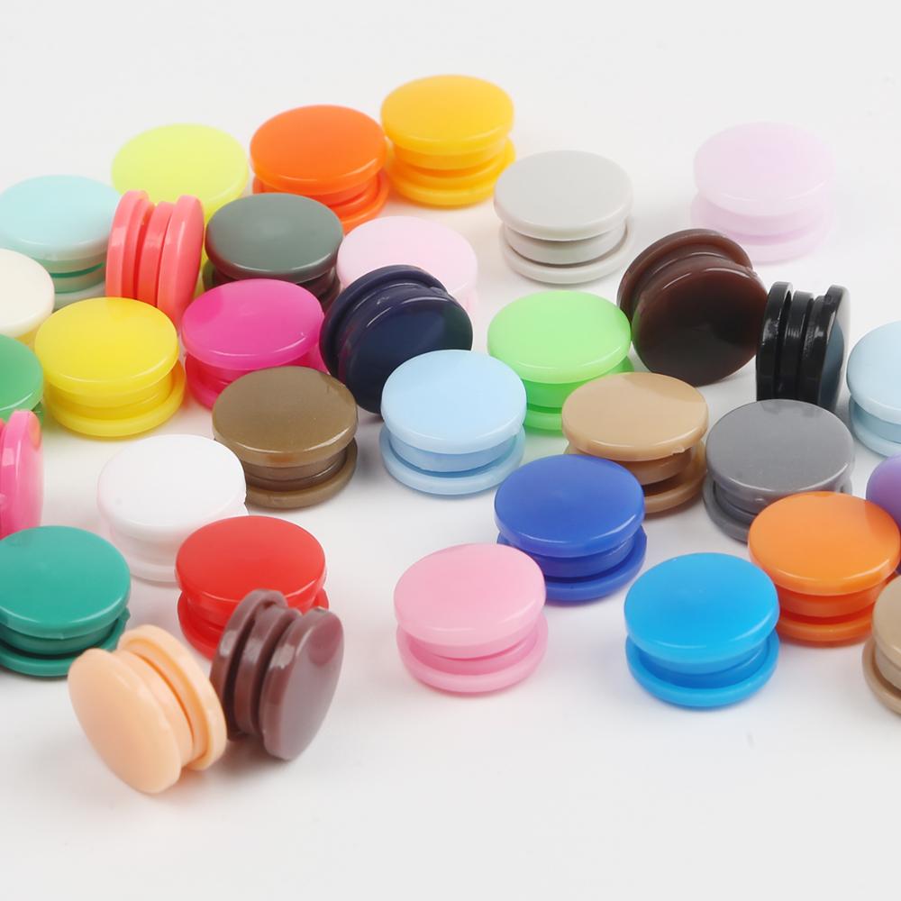 20 세트 스냅 버튼 패스너 T5 12mm 라운드 플라 - Snap Fastener Set 리뷰 및 가격