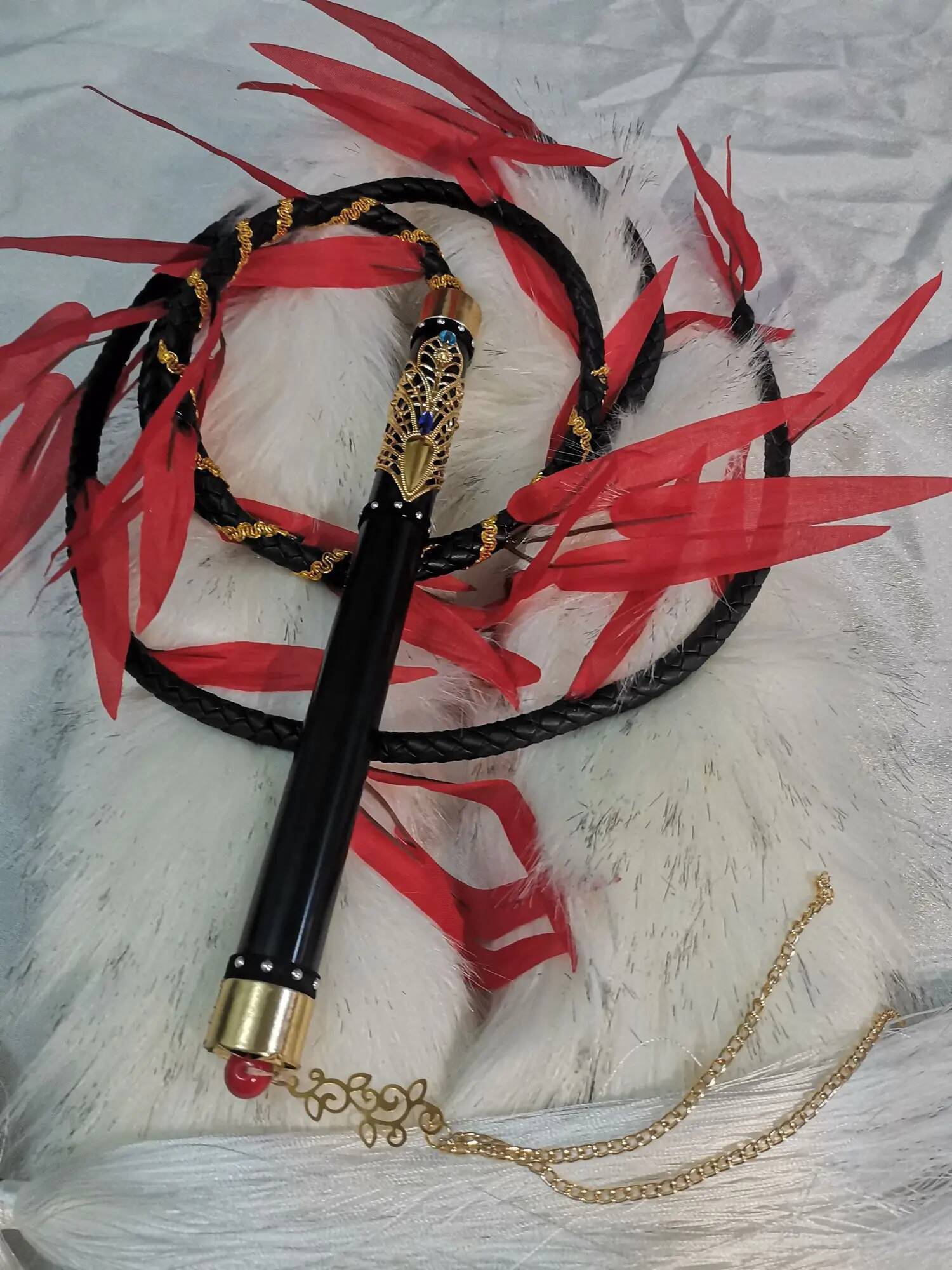 새로운 모란 코스프레 유령 소품 중국 소설 에르하와 그 - Cosplay Props 리뷰 및 가격