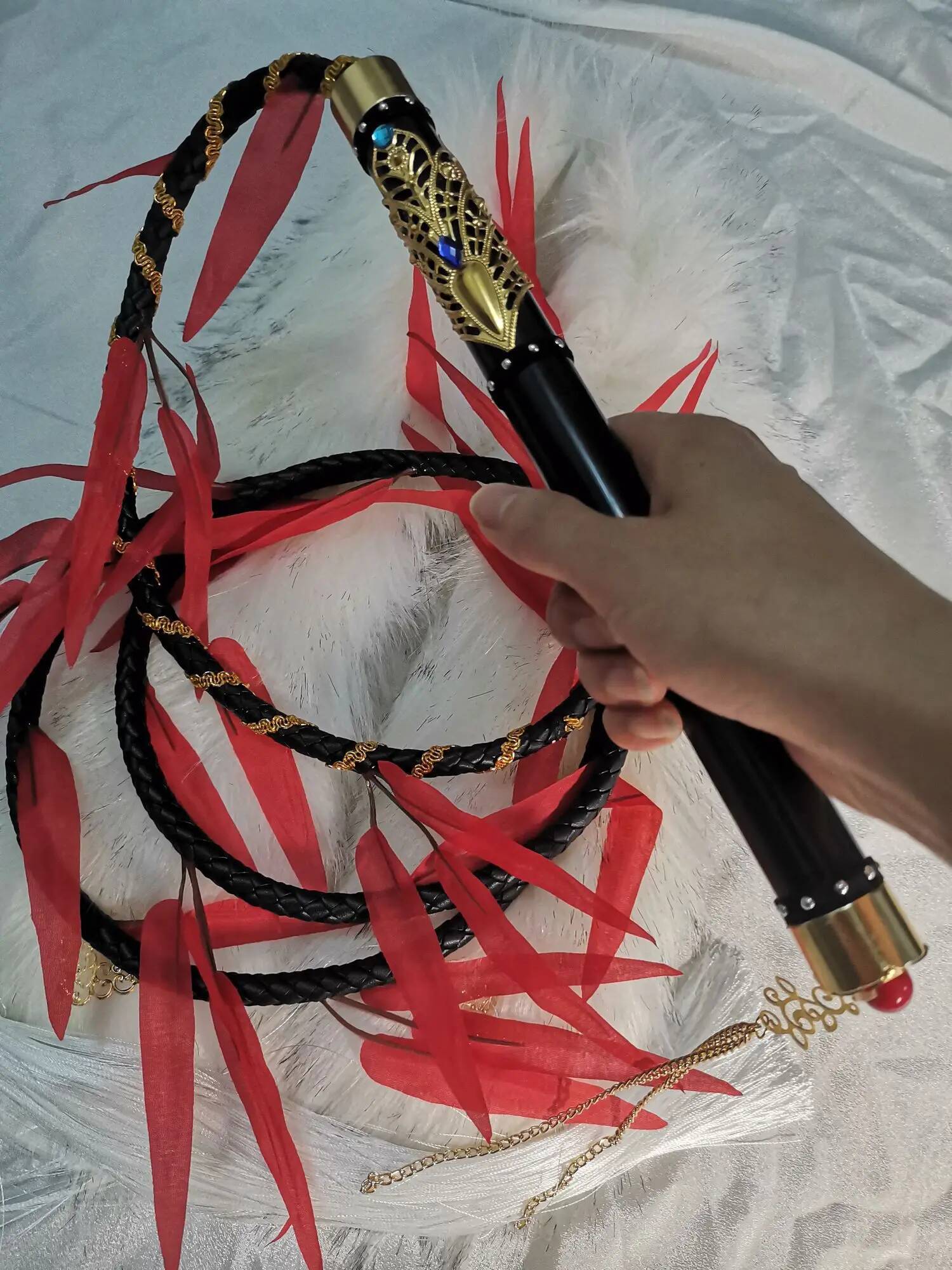 새로운 모란 코스프레 유령 소품 중국 소설 에르하와 그 - Cosplay Props 리뷰 및 가격
