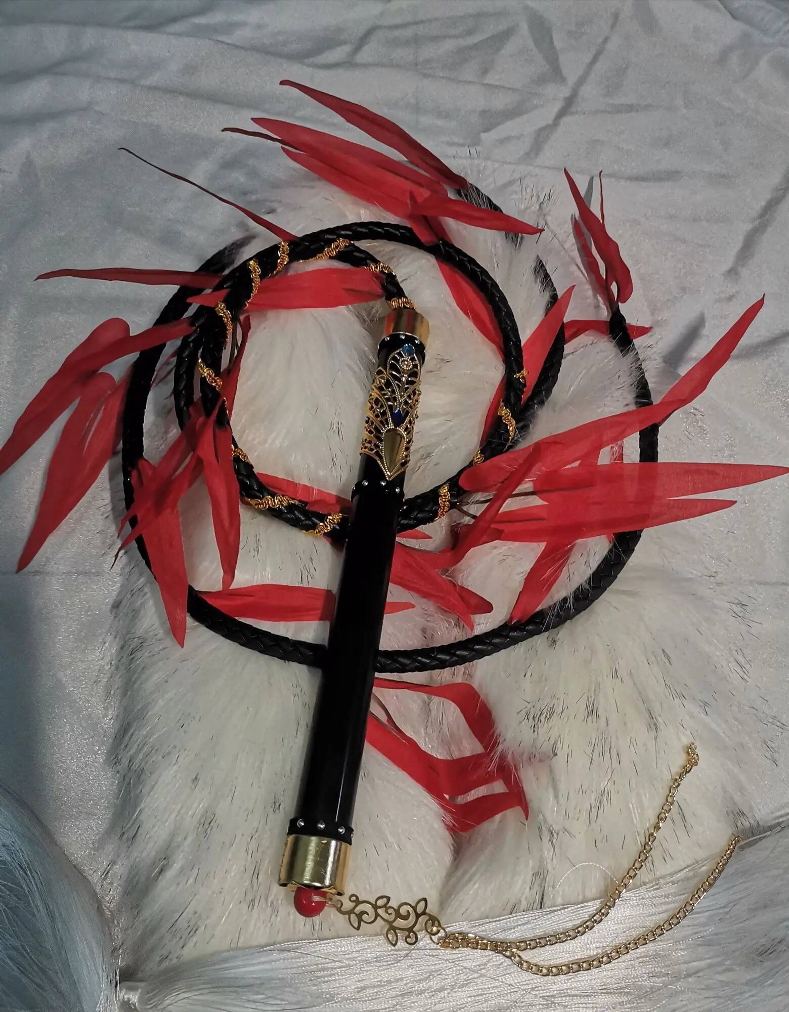 새로운 모란 코스프레 유령 소품 중국 소설 에르하와 그 - Cosplay Props 리뷰 및 가격