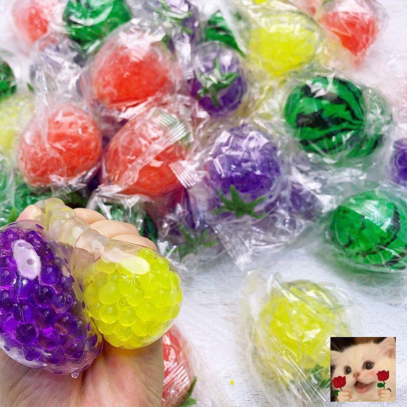 귀여운 과일 모양 스트레스볼, 다채로운 과일 모양의 압 - Cosplay Fireball Prop 리뷰 및 가격