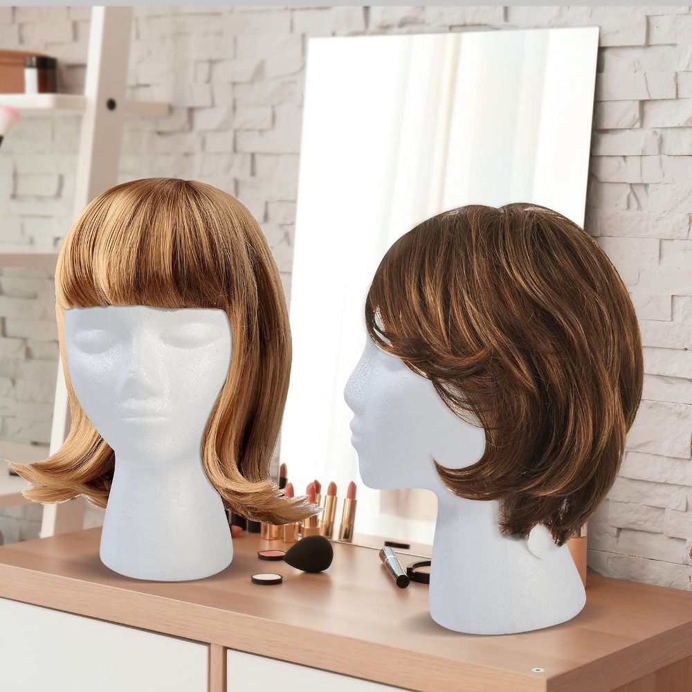 안경 진열대 여성 헤드 모델 더미 폼 가발 헤드 폼 마 - Cosplay Prop Foam 리뷰 및 가격