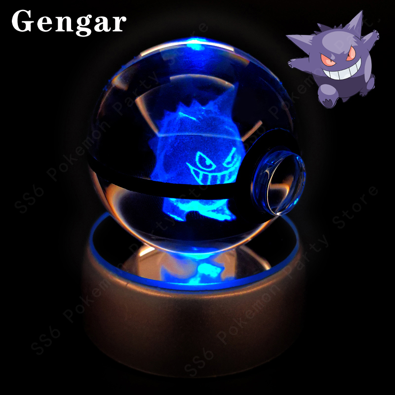 포켓몬 크리스탈 포켓볼 3D 각인 크리스탈 볼 발광 조 - Pokeball Cosplay Prop 리뷰 및 가격