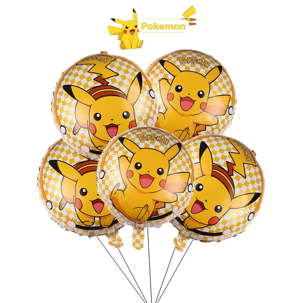 5개 포켓몬 귀여운 알루미늄 포일 풍선 남아 여아 생일 - Pokeball Cosplay Prop 리뷰 및 가격