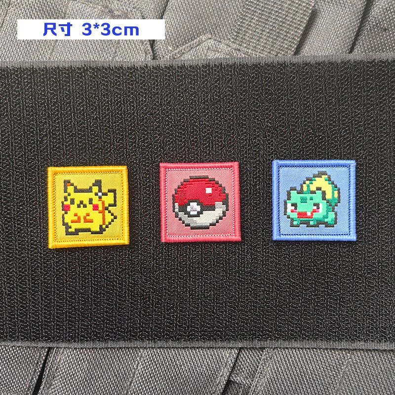 포켓몬 게임 픽셀 자수 패치 피카츄 파이리 꼬부기 벌바 - Pokeball Cosplay Prop 리뷰 및 가격