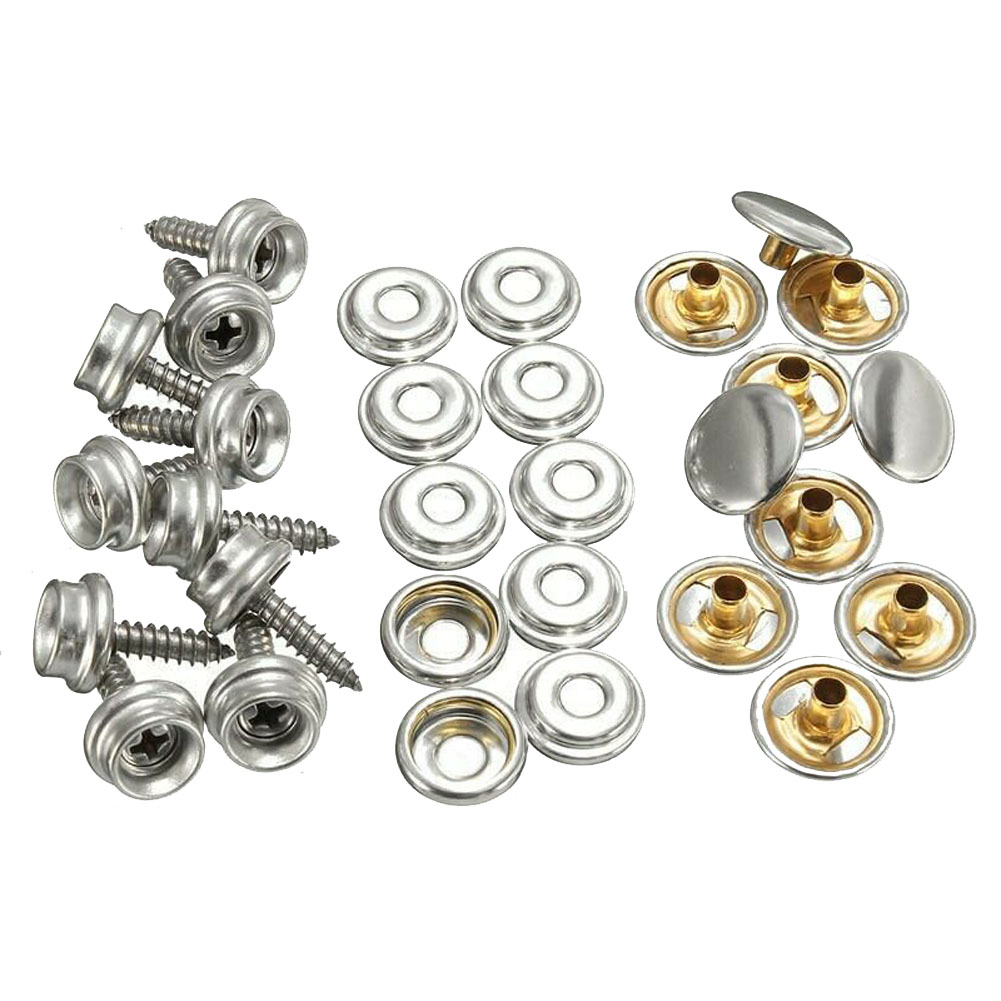 스냅 패스너 스테인레스 캔버스 카포 나사 키트, 텐트  - Snap Fastener Set 리뷰 및 가격