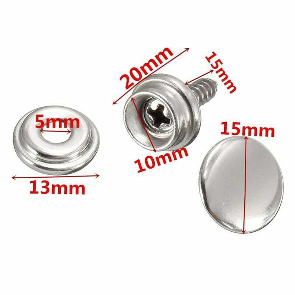 스냅 패스너 스테인레스 캔버스 카포 나사 키트, 텐트  - Snap Fastener Set 리뷰 및 가격